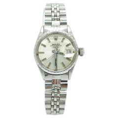 Rolex 25mm Ref 6524 Stainless Steel Oyster Perpetual Datejust 39r811s