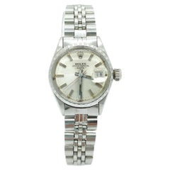 Rolex Montre Oyster Perpetual Datejust en acier inoxydable 25 mm, réf. 6524, 39r811s