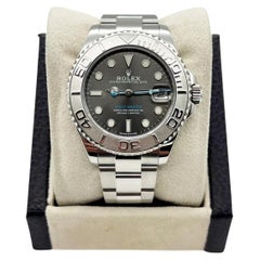 Rolex 268622 Yacht Master 37 Slate Dial Platinum Stainless Steel Box Papers 2021