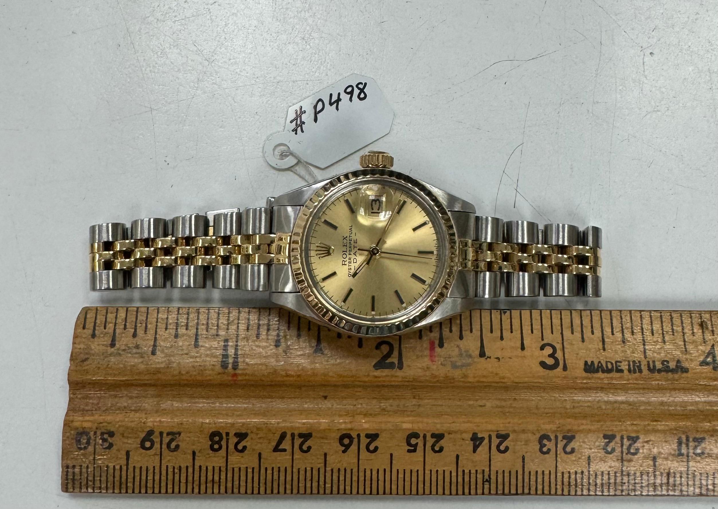 Rolex 26mm 14k Yellow gold and Stainless Steel Jubilee Perpetual Datejust 2