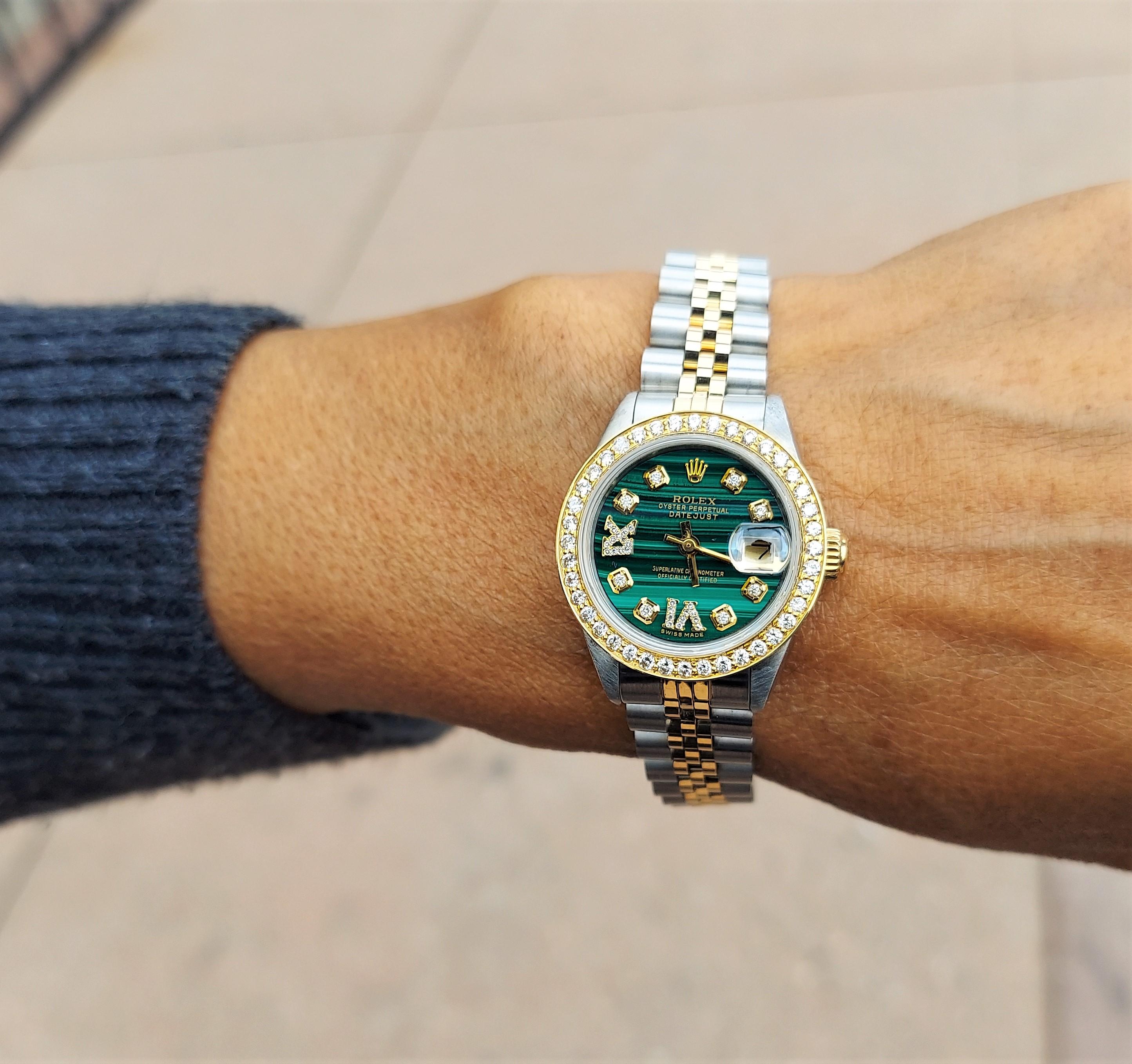 rolex malachite dial