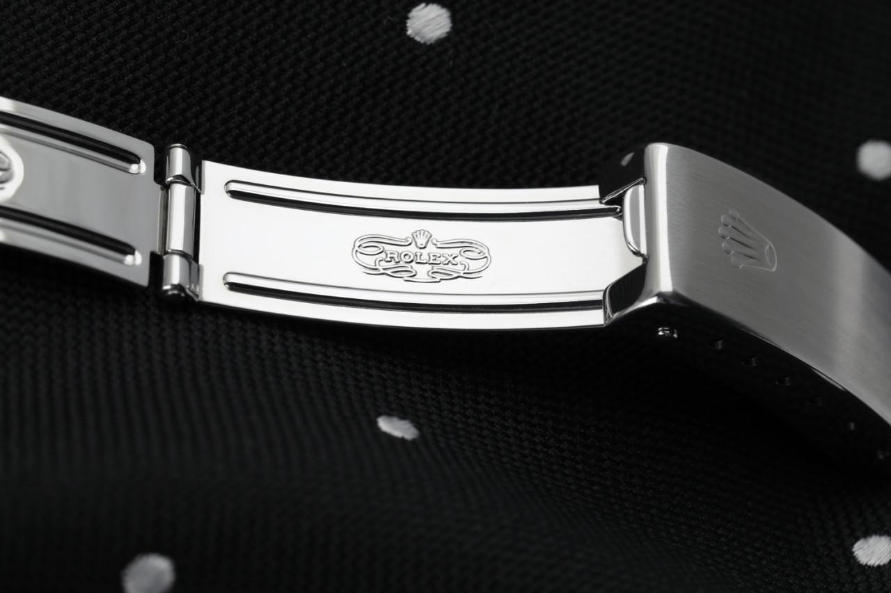 Ladies Rolex 26mm Datejust Diamond Bezel Two Tone Watch Arabic Champagne Dial 69173 
