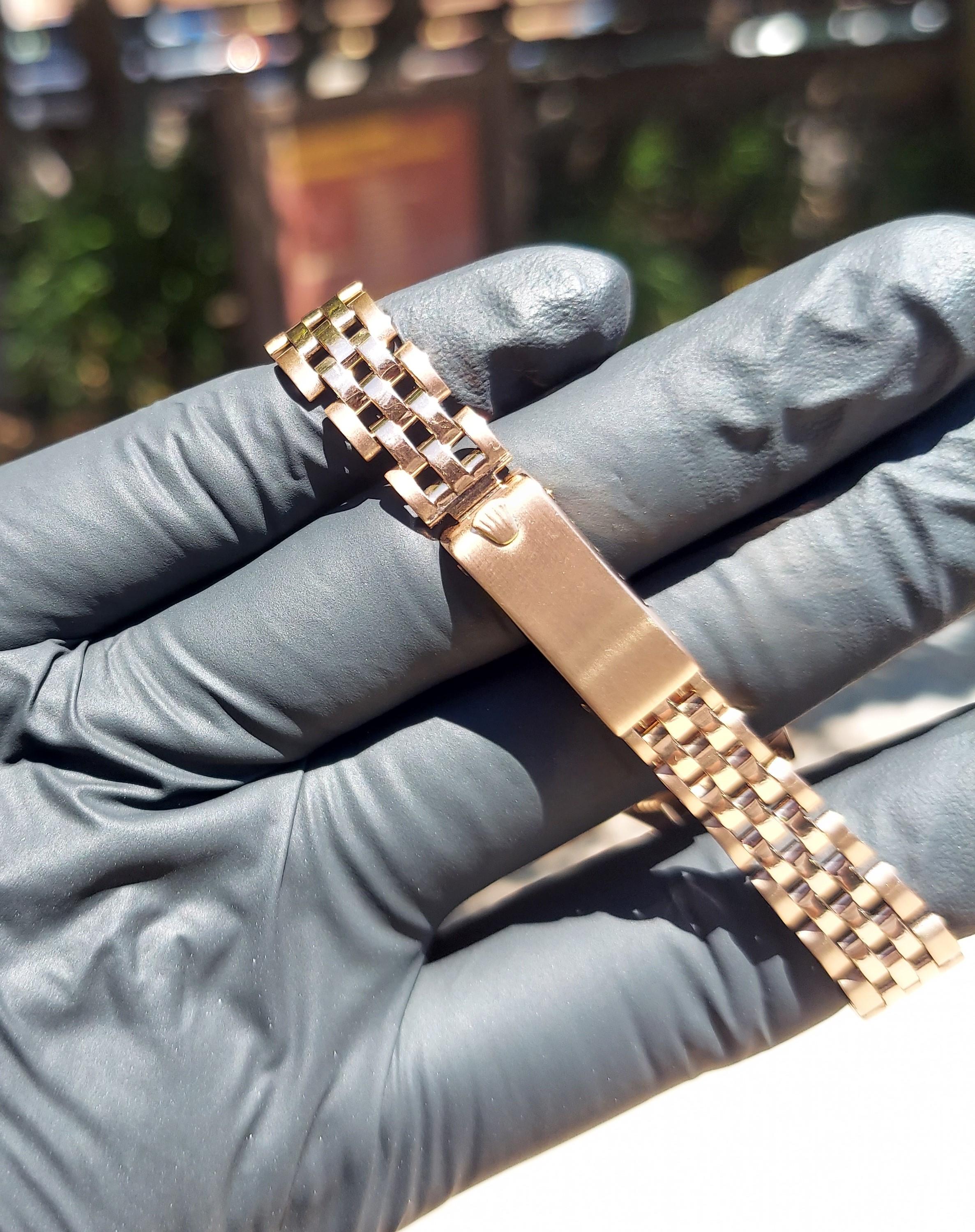 Rolex 26mm Damen 6619 Rose Gold Diamant Uhr  im Zustand „Gut“ im Angebot in San Fernando, CA