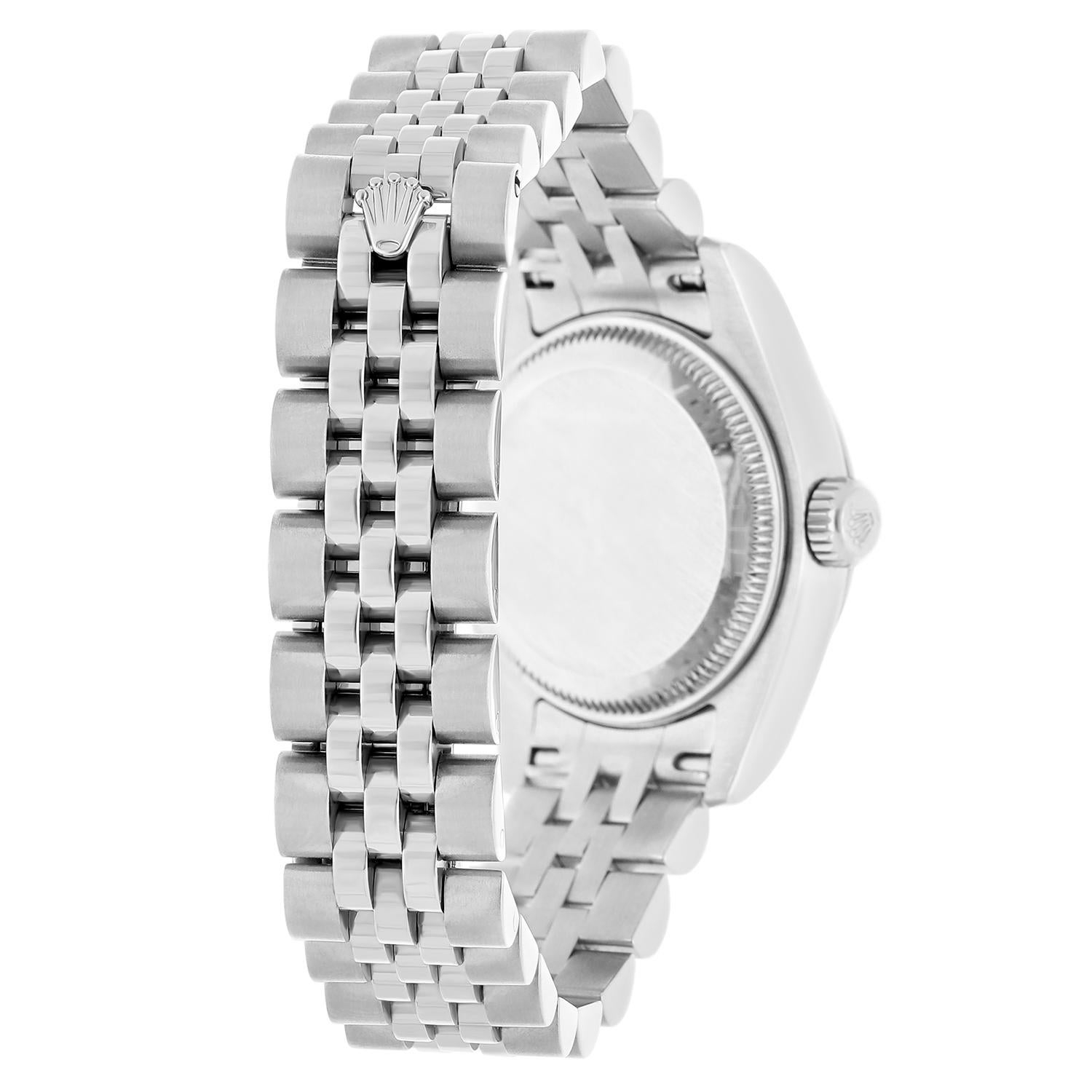 Rolex 26mm Lady-Datejust 179174 Steel & White Gold Watch Silver Dial Jubilee 3