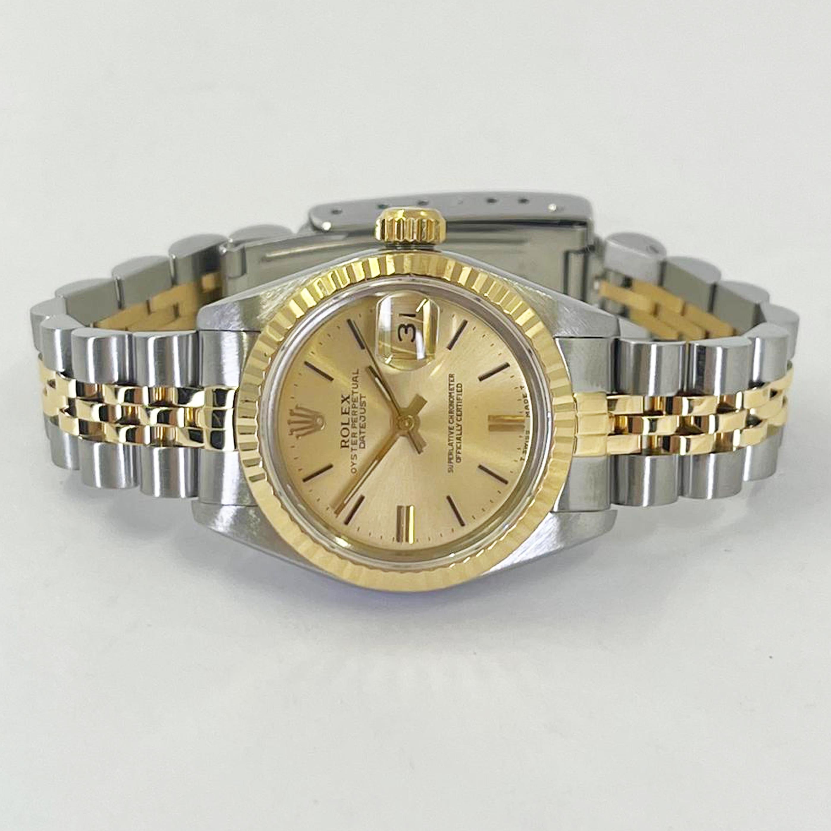 Rolex 26mm Lady Datejust Orologio bicolore 6
