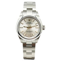 Rolex 276200 28mm Ladies Oyster Perpetual Silver Dial Stainless Box Paper 2024