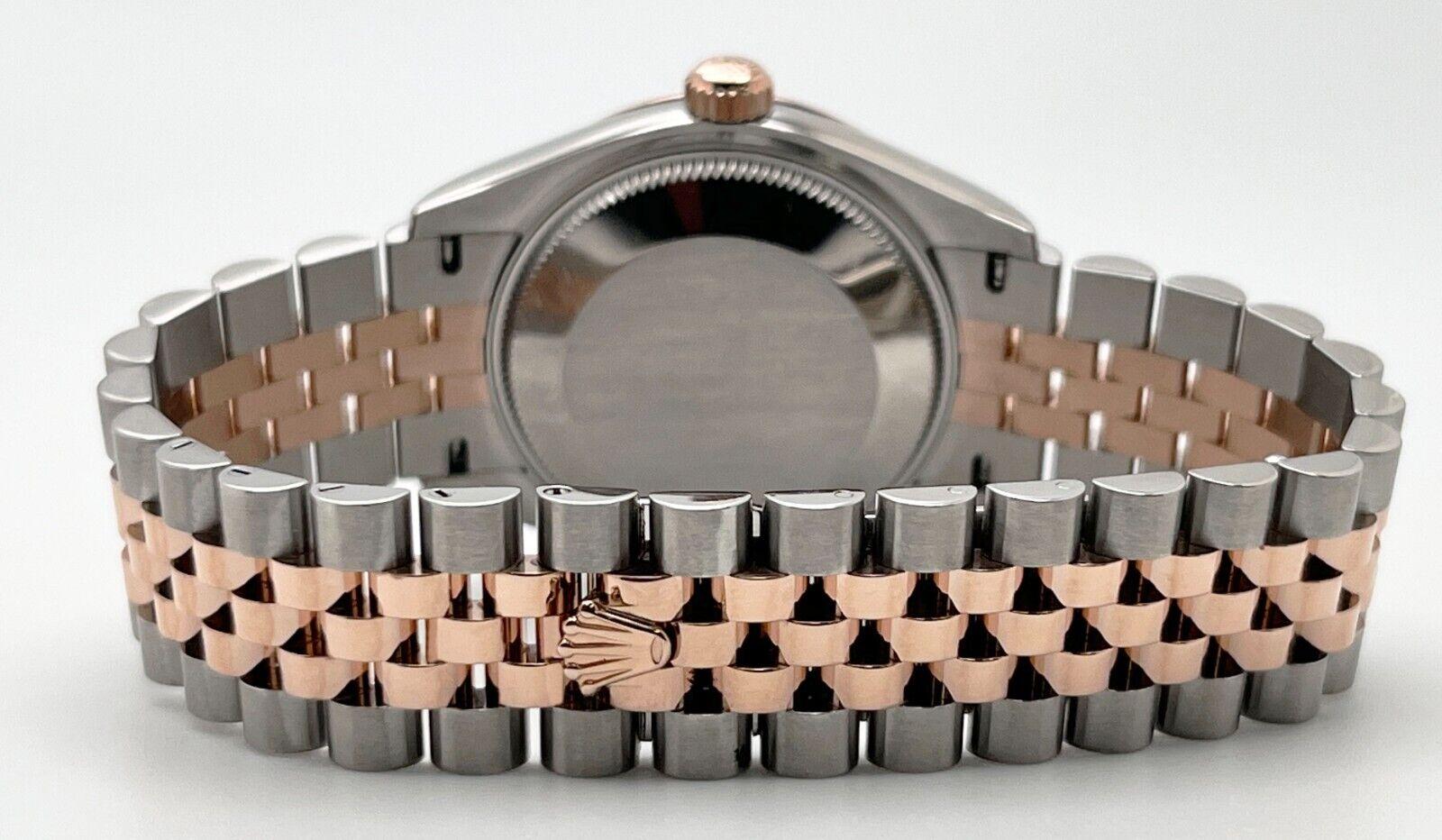 Rolex 278241 Datejust Midsize 31mm Rose Color Dial 18K Rose Gold Stainless Steel For Sale 4