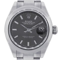 Retro Rolex 279160 Datejust Dark Grey Dial Watch