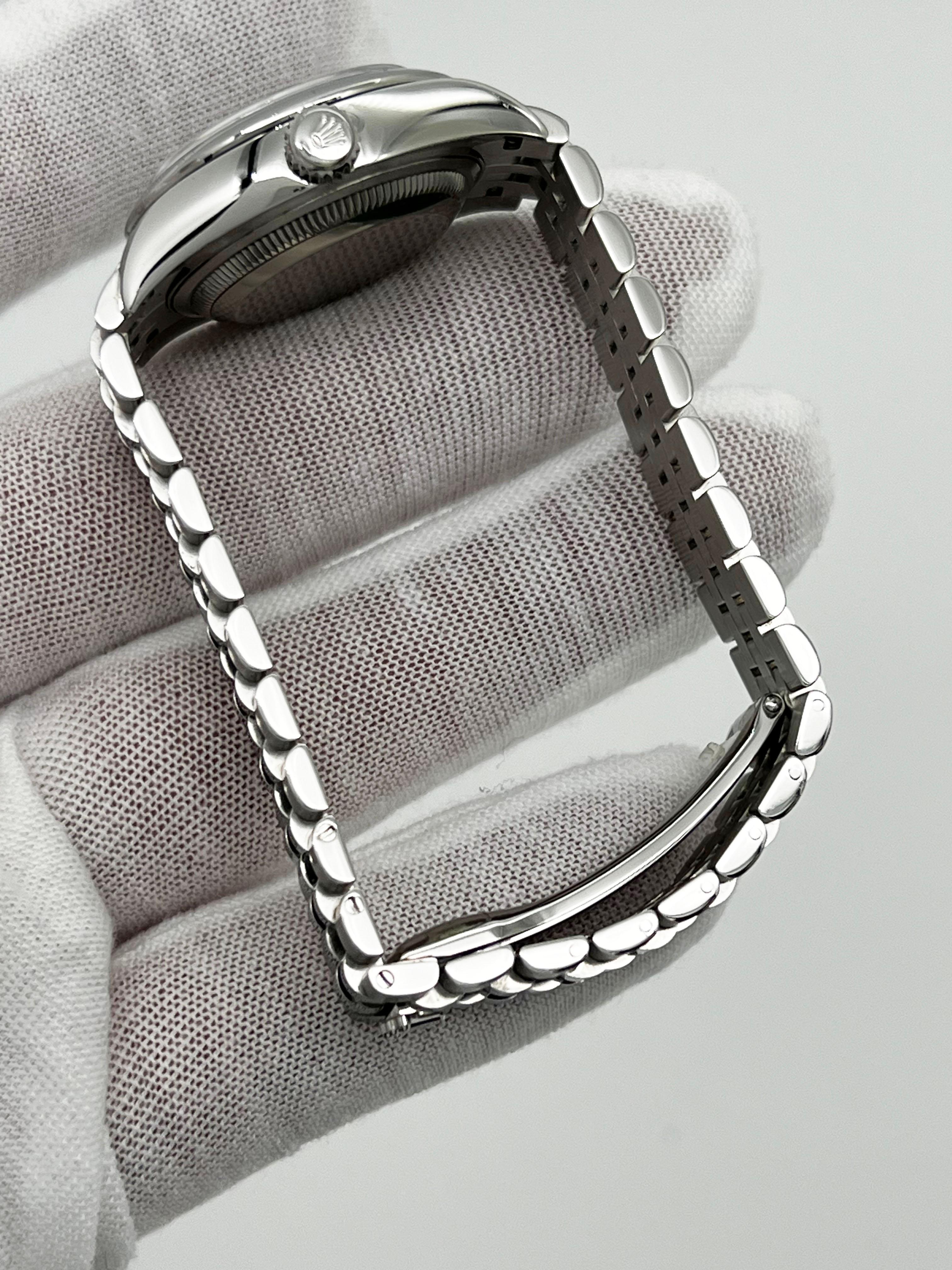 Rolex 279160 Ladies Datejust 28mm Dark Grey Dial Steel Box Paper 2020 For Sale 2