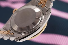 Rolex Datejust Champagne Index Dial Two Tone Jubilee with Rubies & Diamonds