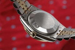 Rolex Datejust Champagne Roman Dial Diamond Bezel and Lugs Two Tone Watch