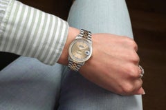 Rolex Datejust Diamond Lugs Champagne Dial Two Tone Women's Watch