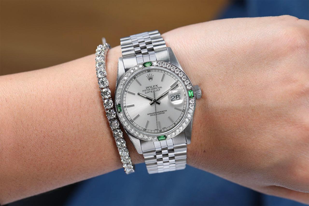 rolex emerald watch