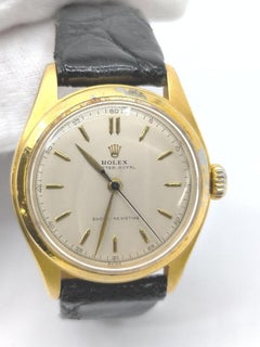 Rolex 31mm Gold Plated Oyster Royal Shock Resisting Watch 854013