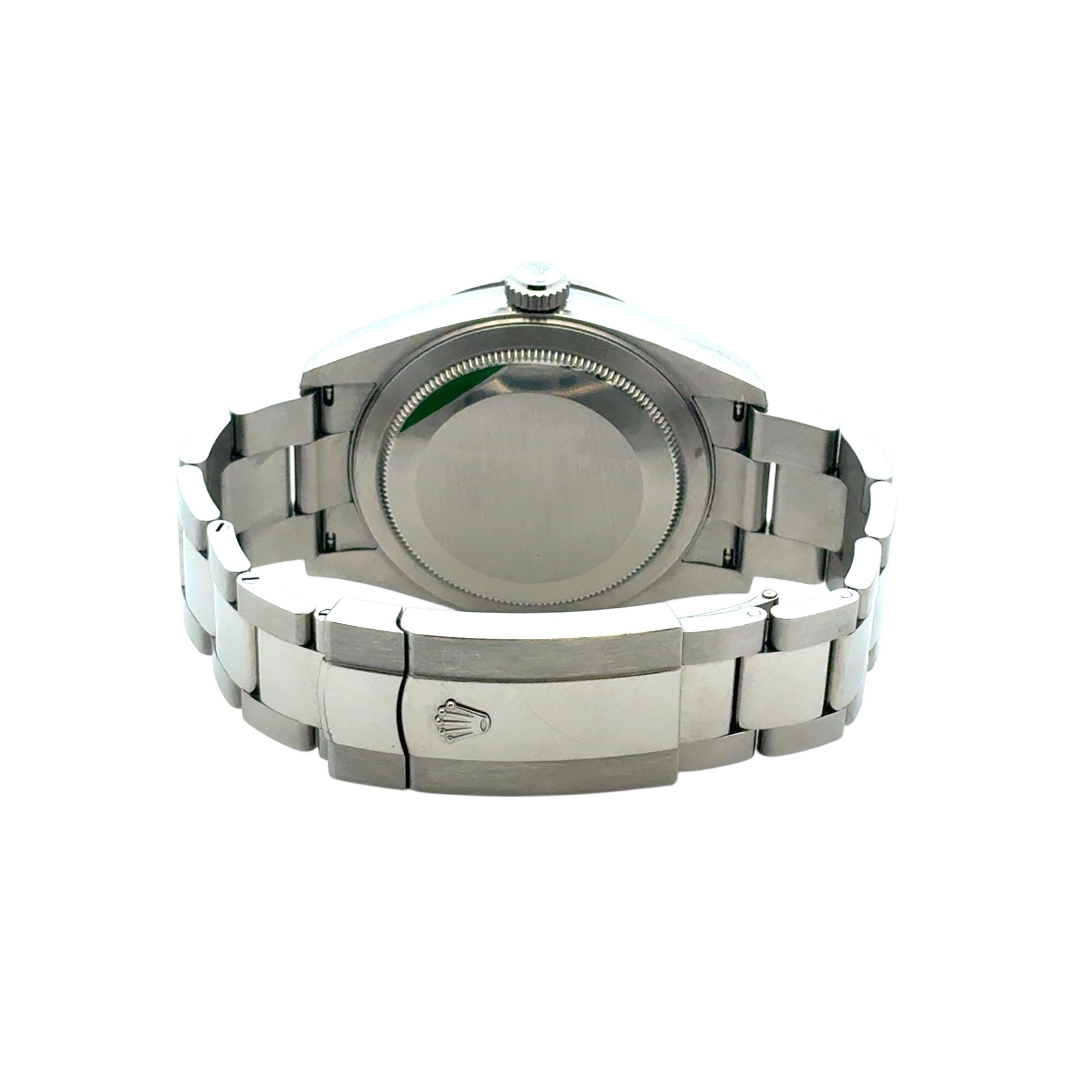 Rolex 336934 Sky-Dweller schwarzes Zifferblatt auf Oyster-Armband 42mm Uhr - Full Set im Angebot 9