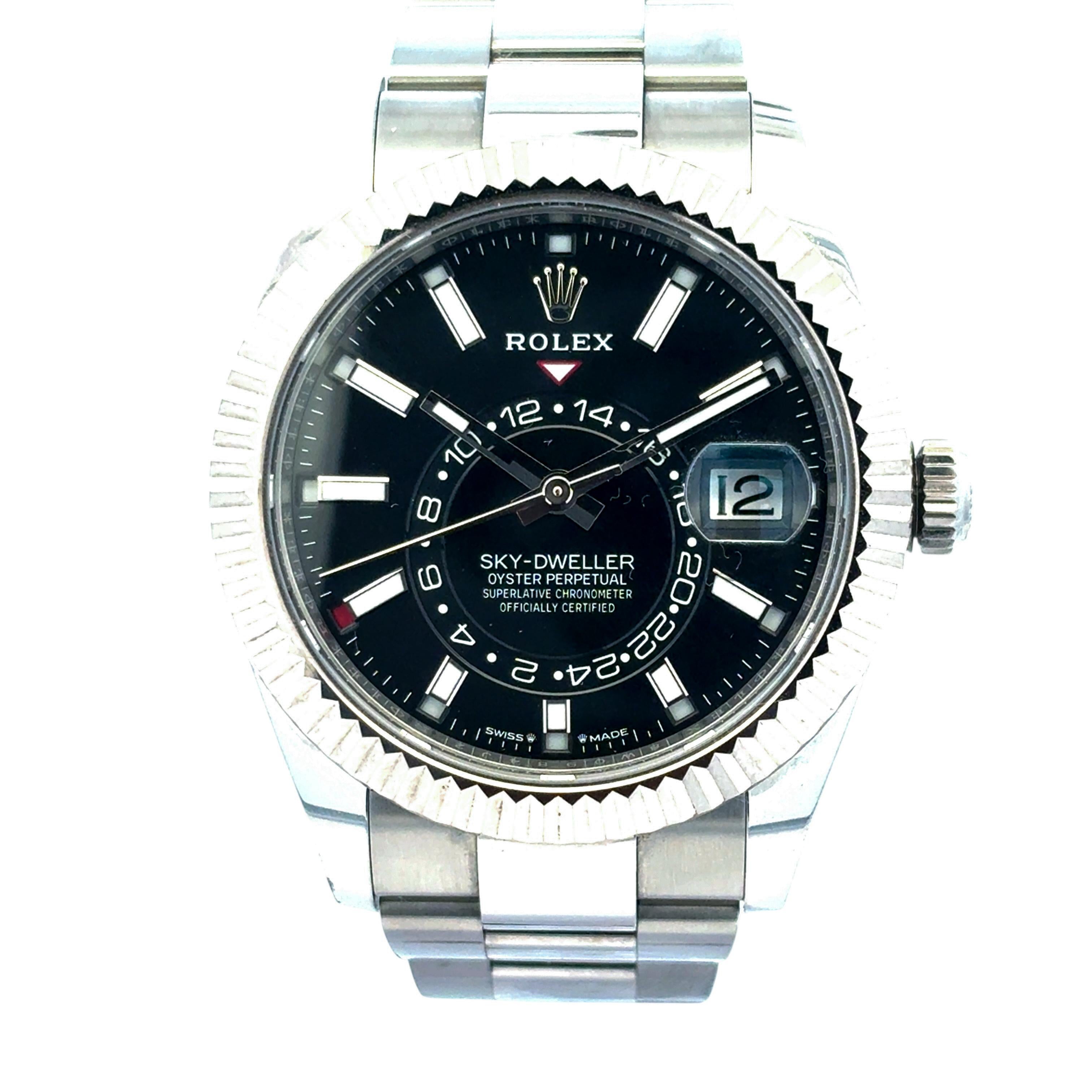 Rolex 336934 Sky-Dweller schwarzes Zifferblatt auf Oyster-Armband 42mm Uhr - Full Set

Diese Rolex Sky-Dweller 336934 Uhr ist in sehr gutem Zustand und ist bereit zu versenden!

Marke: Rolex
Modell: Sky-Dweller
Referenznummer: 336934
MATERIAL des