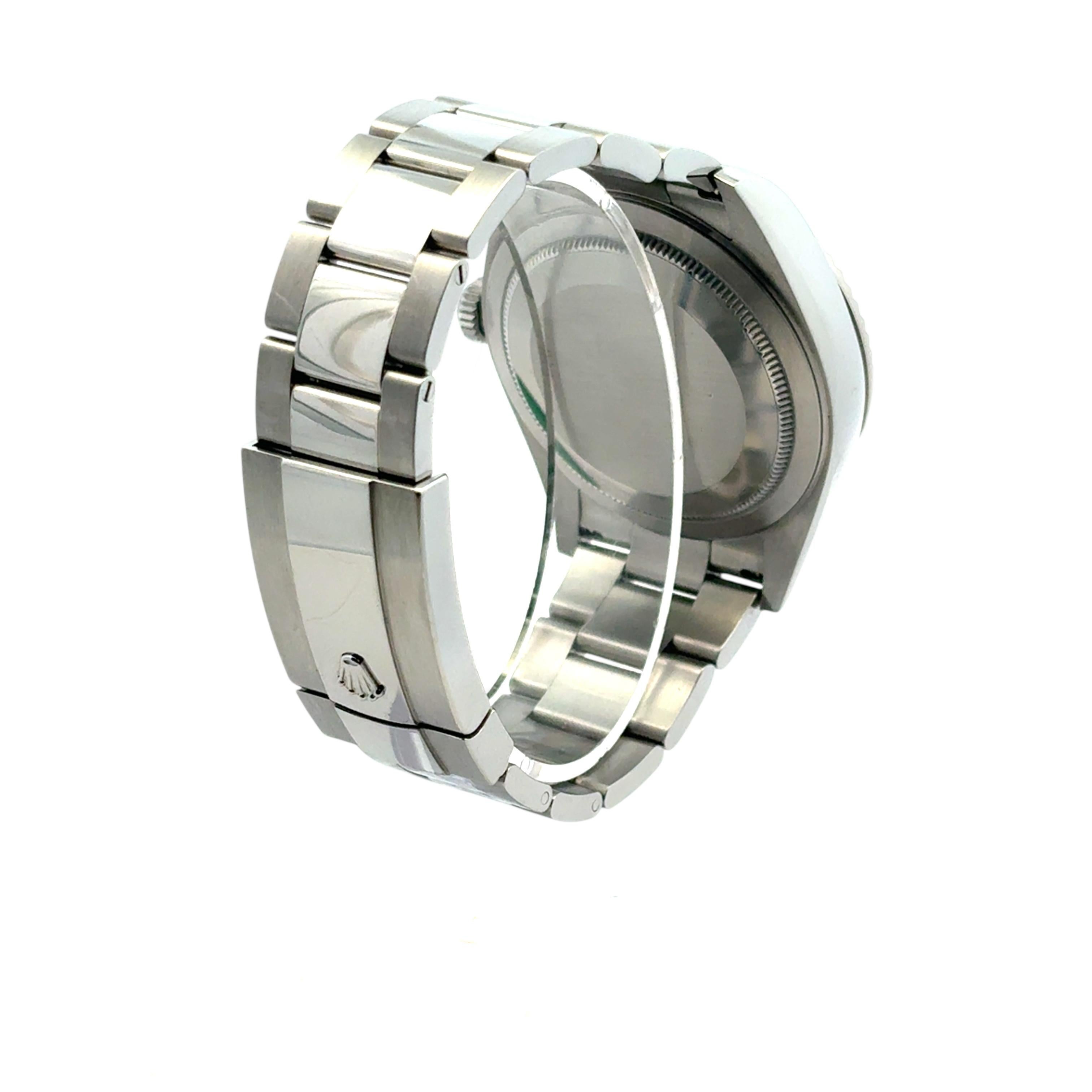 Rolex 336934 Sky-Dweller schwarzes Zifferblatt auf Oyster-Armband 42mm Uhr - Full Set Herren im Angebot