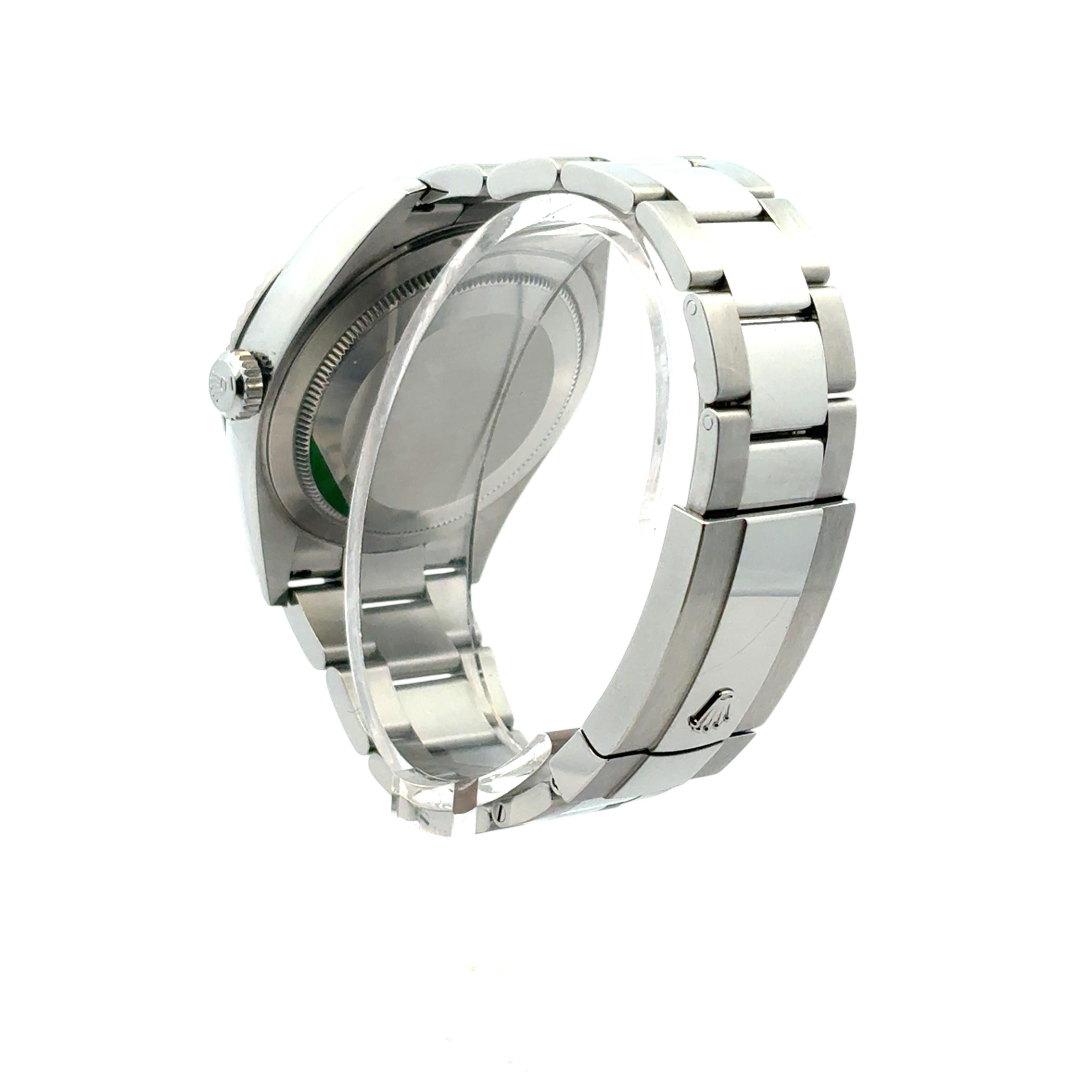 Rolex 336934 Sky-Dweller schwarzes Zifferblatt auf Oyster-Armband 42mm Uhr - Full Set im Angebot 1