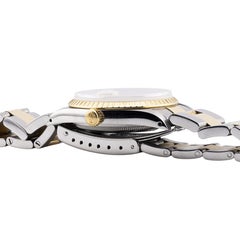 Rolex 34MM 18 Karat Gold & Stainless Steel Oyster Perpetual Date Wrist Watch