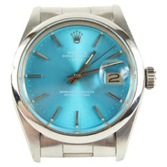 Rolex 34mm Stainless Oyster Perpetual Date Watch Ref 1501 314rav