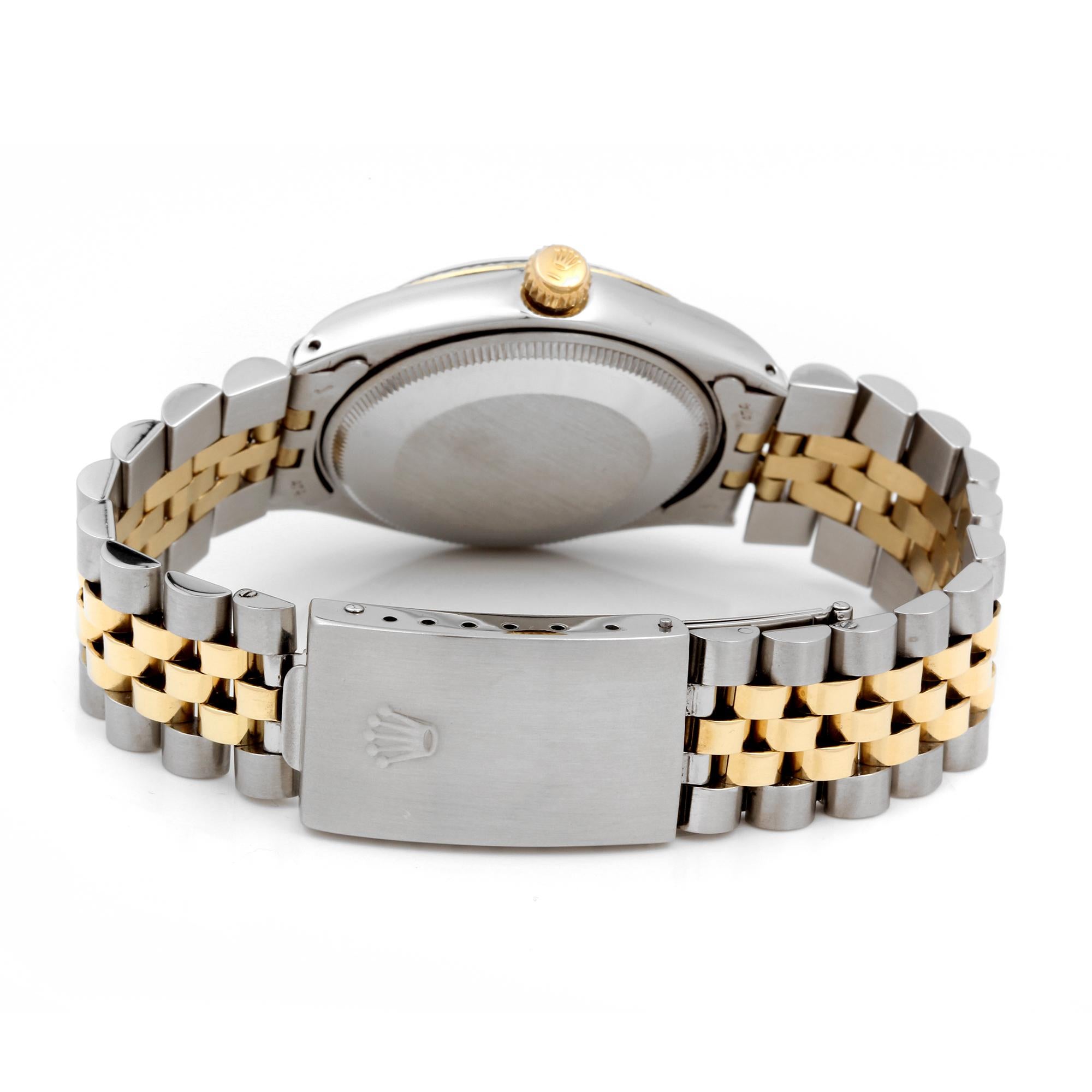 rolex black band watch