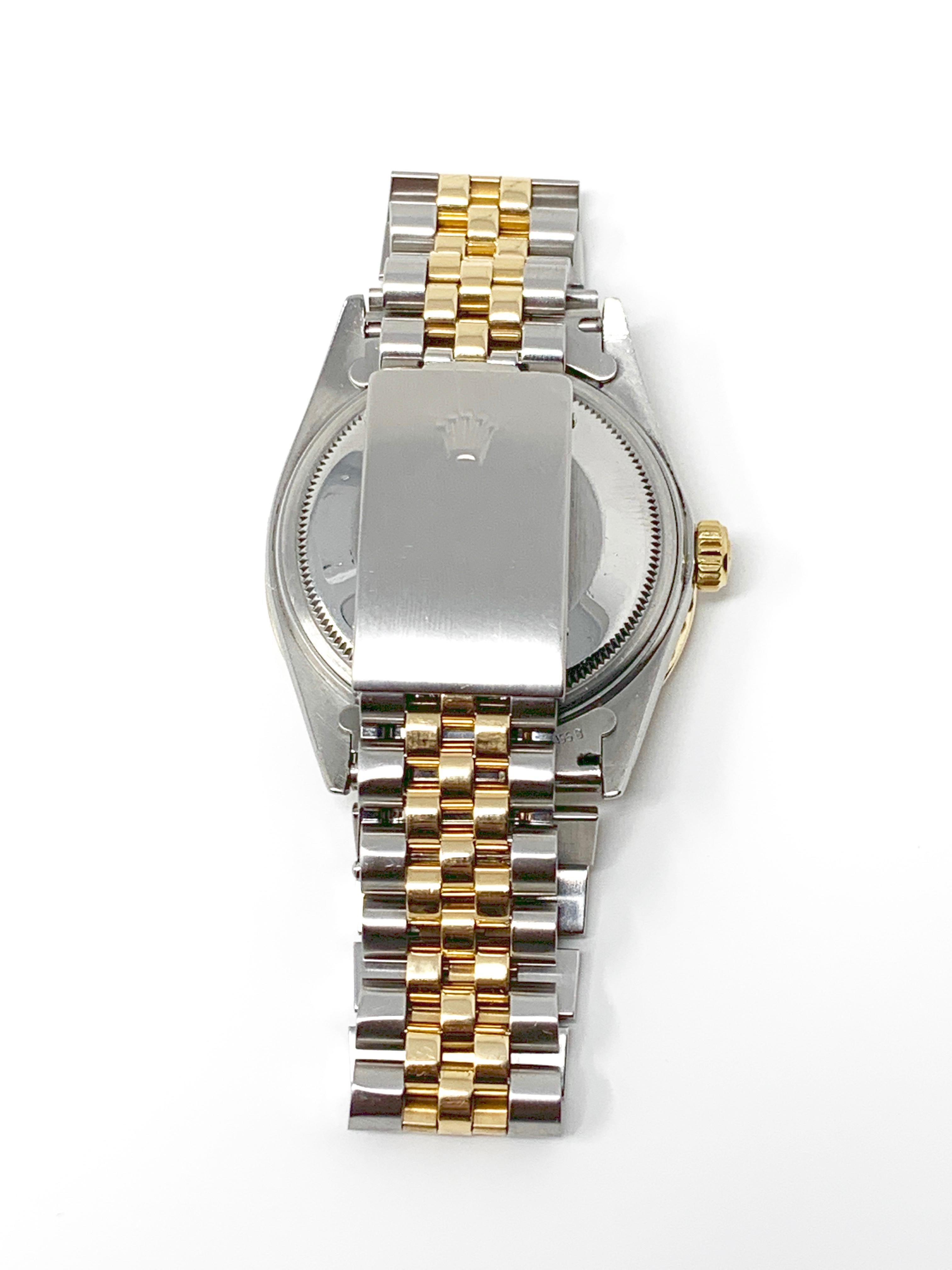 Rolex 36mm Datejust 16013 Zweifarbiger MOP-Diamant 1