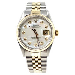 Rolex Datejust 16013 Bicolore Mop Jubilee