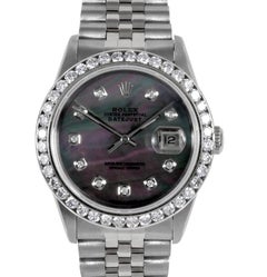 Rolex Datejust 16014 Black MP Diamond Jubilee
