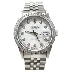 Rolex 36mm Datejust 16014 White Diamond jubilee