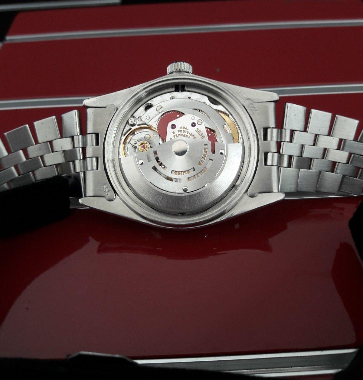 Rolex Montre Datejust 16030 avec anniversaire en argent et diamants, 36 mm en vente 1