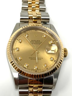 Rolex Datejust 16233 Champagne Diamond Jubilee