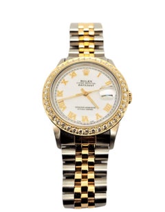 Rolex Datejust 16233 White Roman 2.0 Carat Diamond jubilee