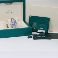 Rolex 36mm Datejust Aubergine Purple Diamond Dial and Diamond Bezel 126284RBR