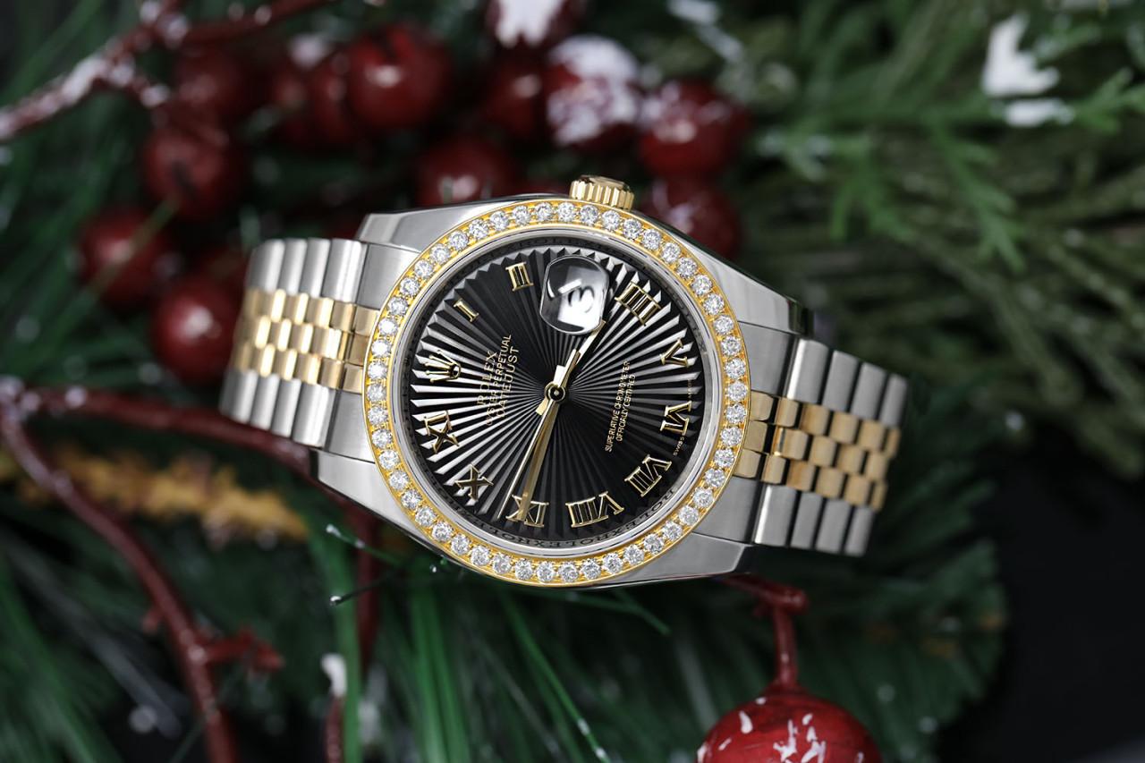 rolex datejust sunbeam dial