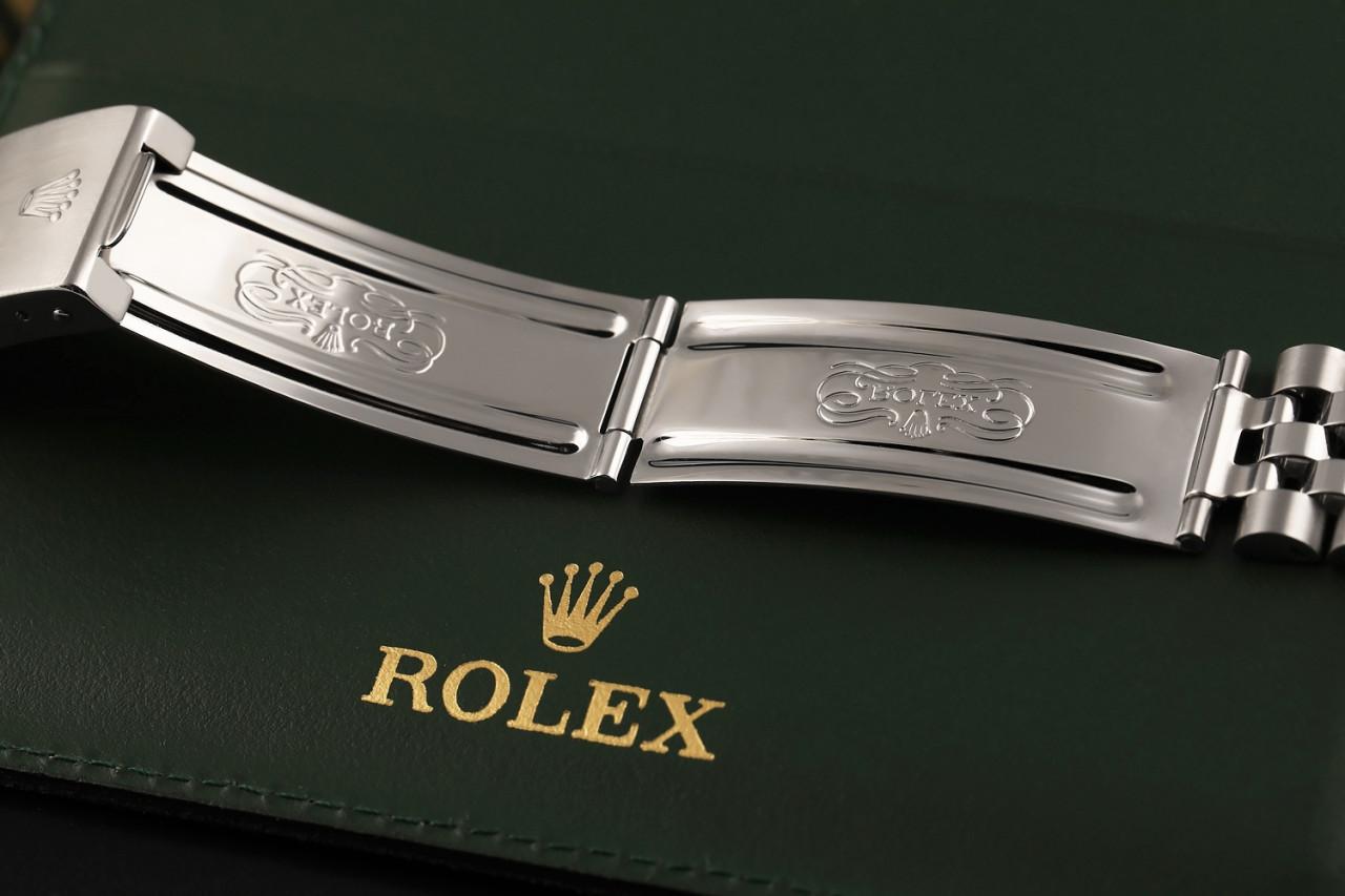 Emerald Cut Rolex Datejust Dark Grey Diamond Dial with Diamond & Emerald Bezel Watch  For Sale