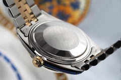 Rolex Datejust Diamond Bezel Champagne Roman Dial Two Tone Watch