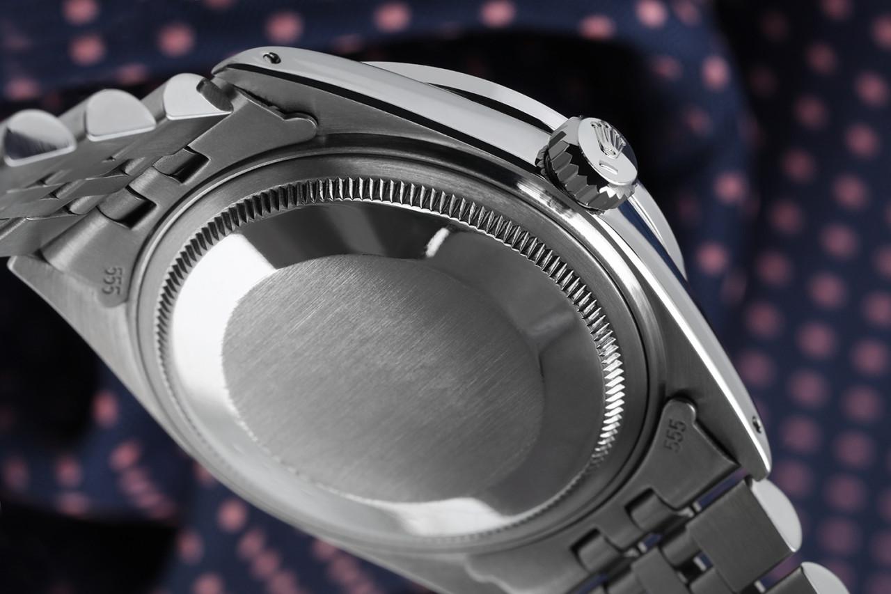 Rolex Montre Datejust Oyster Perpetual de 36 mm à lunette en argent et diamants avec cadran face en diamants en vente 1
