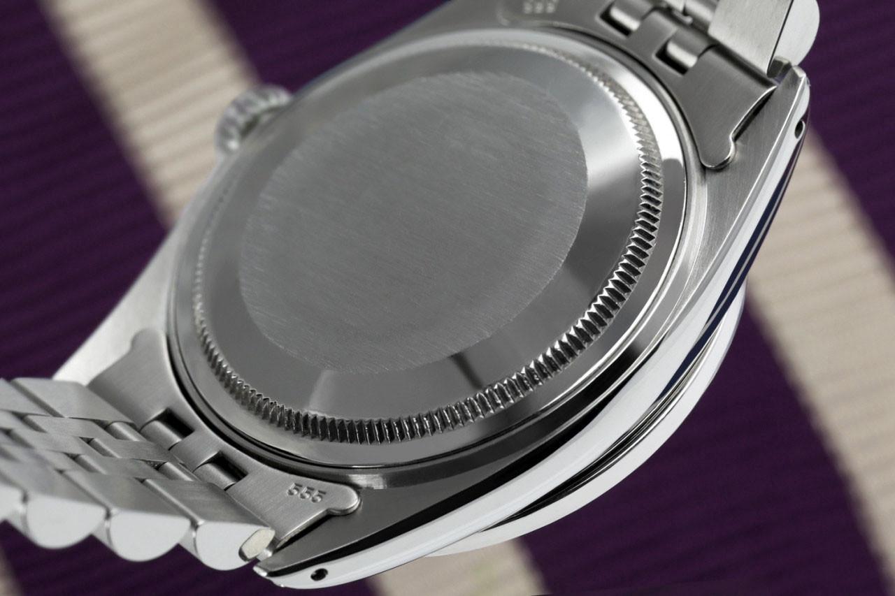 Round Cut Rolex Datejust Silver Dial Stainless Steel Jubilee Watch Diamond Bezel/Lugs For Sale