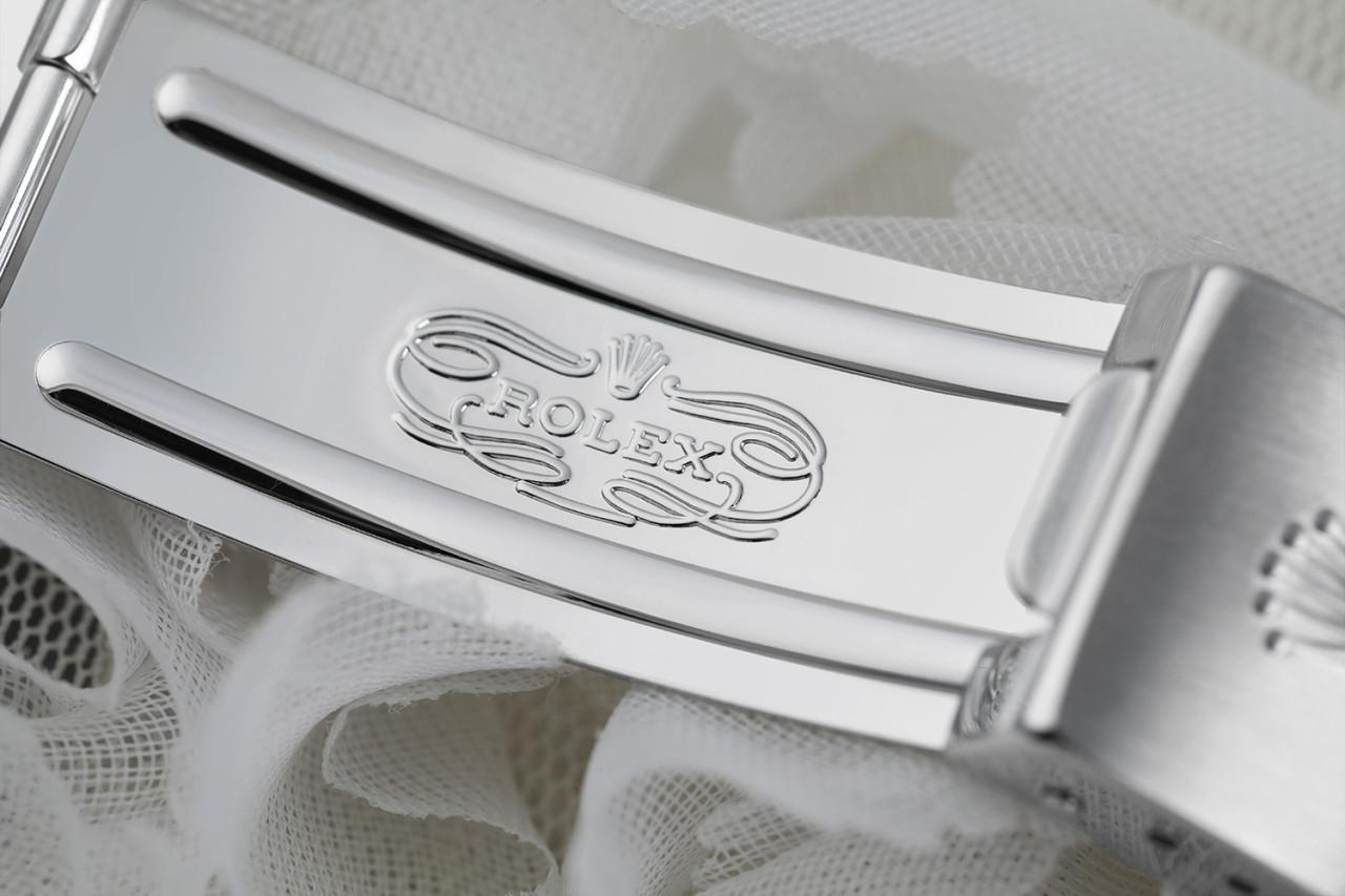 Rolex Montre Datejust SS unisexe avec cadran pavé de diamants et lunette en diamants Unisexe en vente