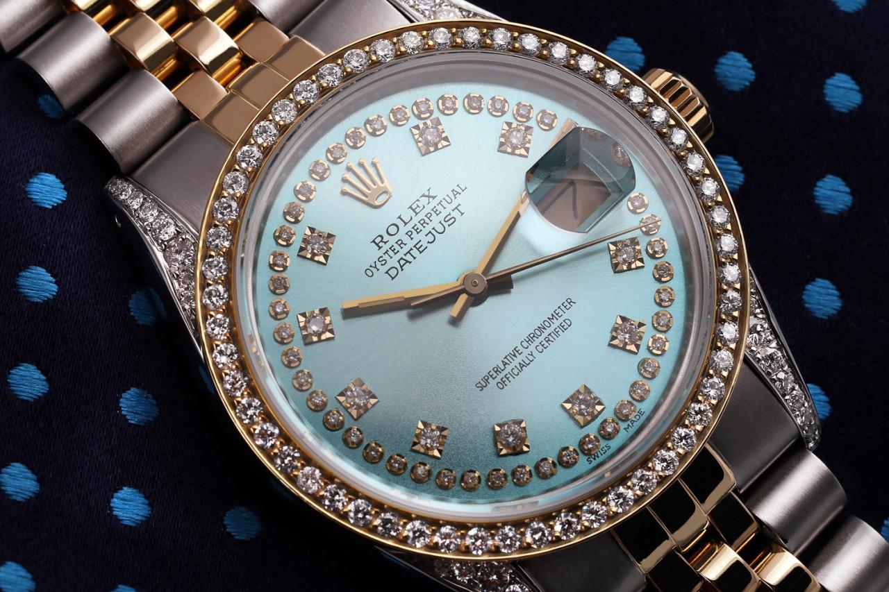 rolex oyster perpetual ice blue