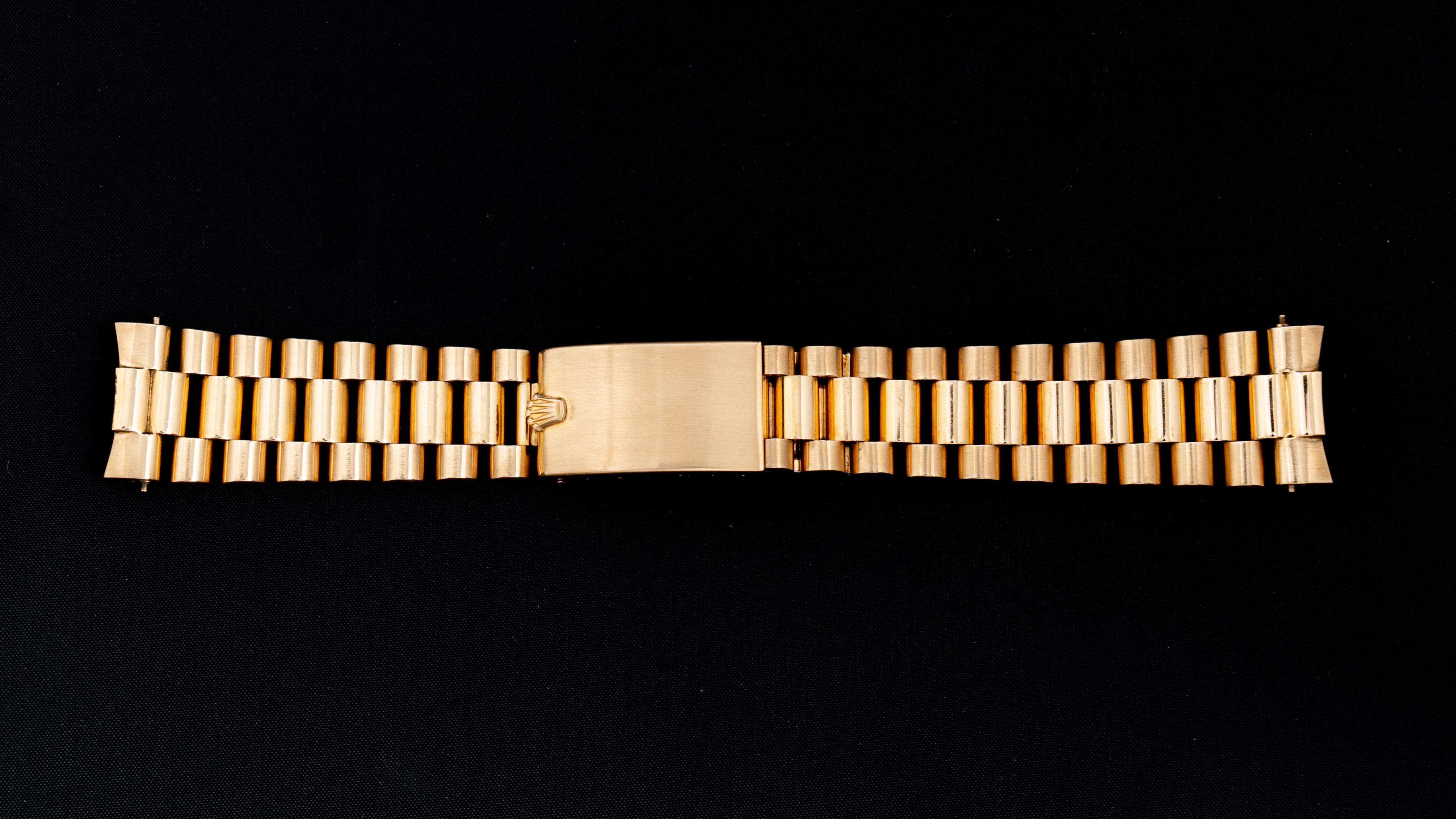 Rolex 36 mm Day-Date 18K Gelbgold Champagner-Zifferblatt 1803 Automatikuhr, 1970 7