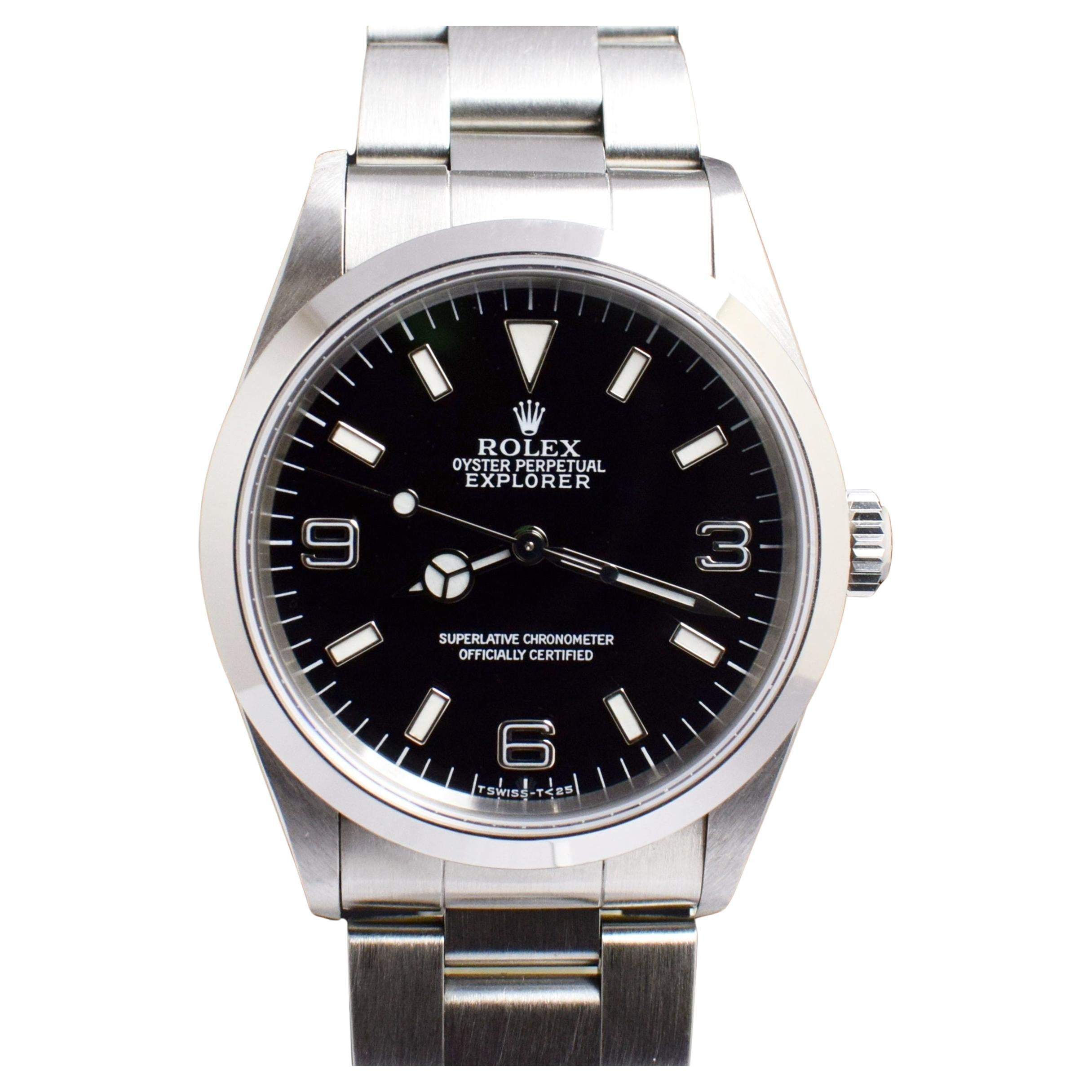 Rolex Explorer I Steel 14270 Automatic Watch, 1997