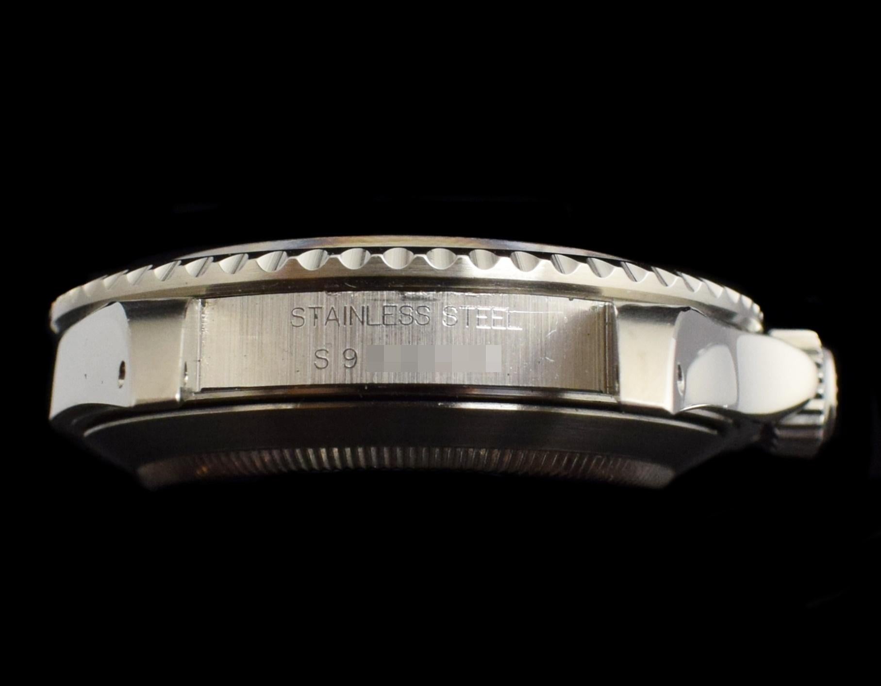 Women's or Men's Rolex Submariner No Date Steel 14060 Automatic Watch, 1993