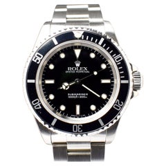 Retro Rolex Submariner No Date Steel 14060 Automatic Watch, 1993