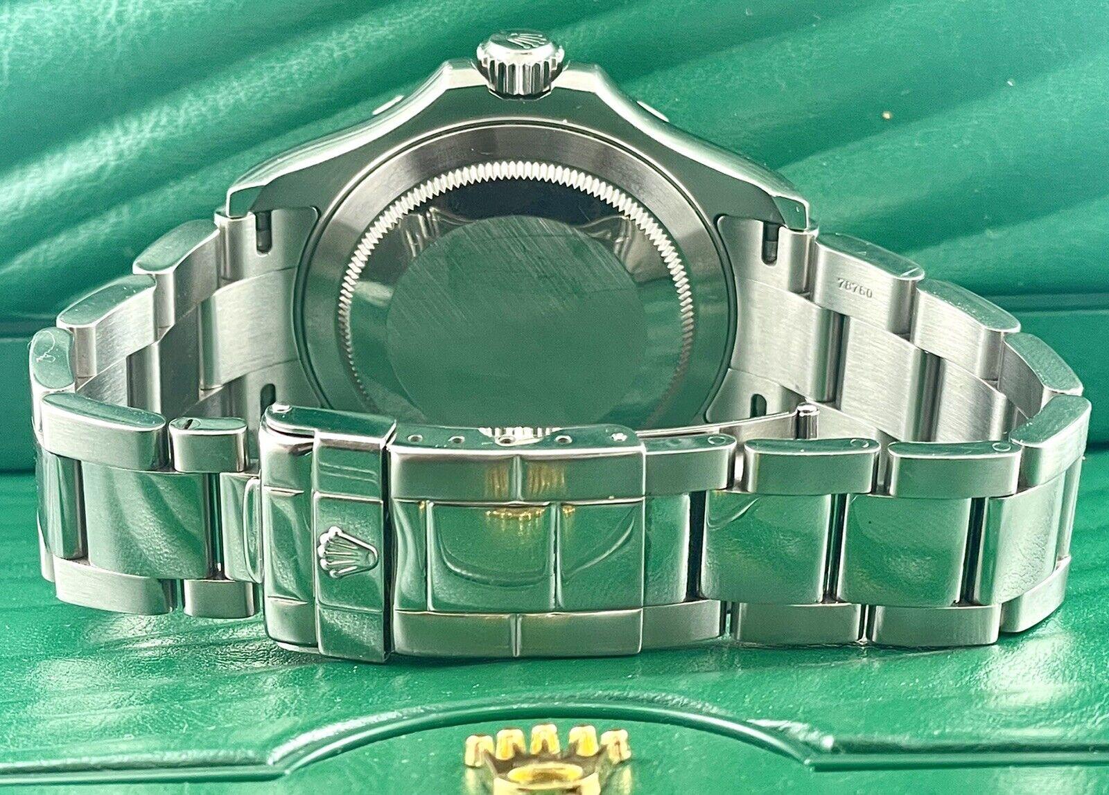 Rolex 40mm Yacht-Master Oyster Perpetual Date Platinum Dial Ref 16622 In Good Condition For Sale In Pleasanton, CA