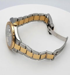 Rolex Diamond Bezel Blue Dial 18k Two Tone