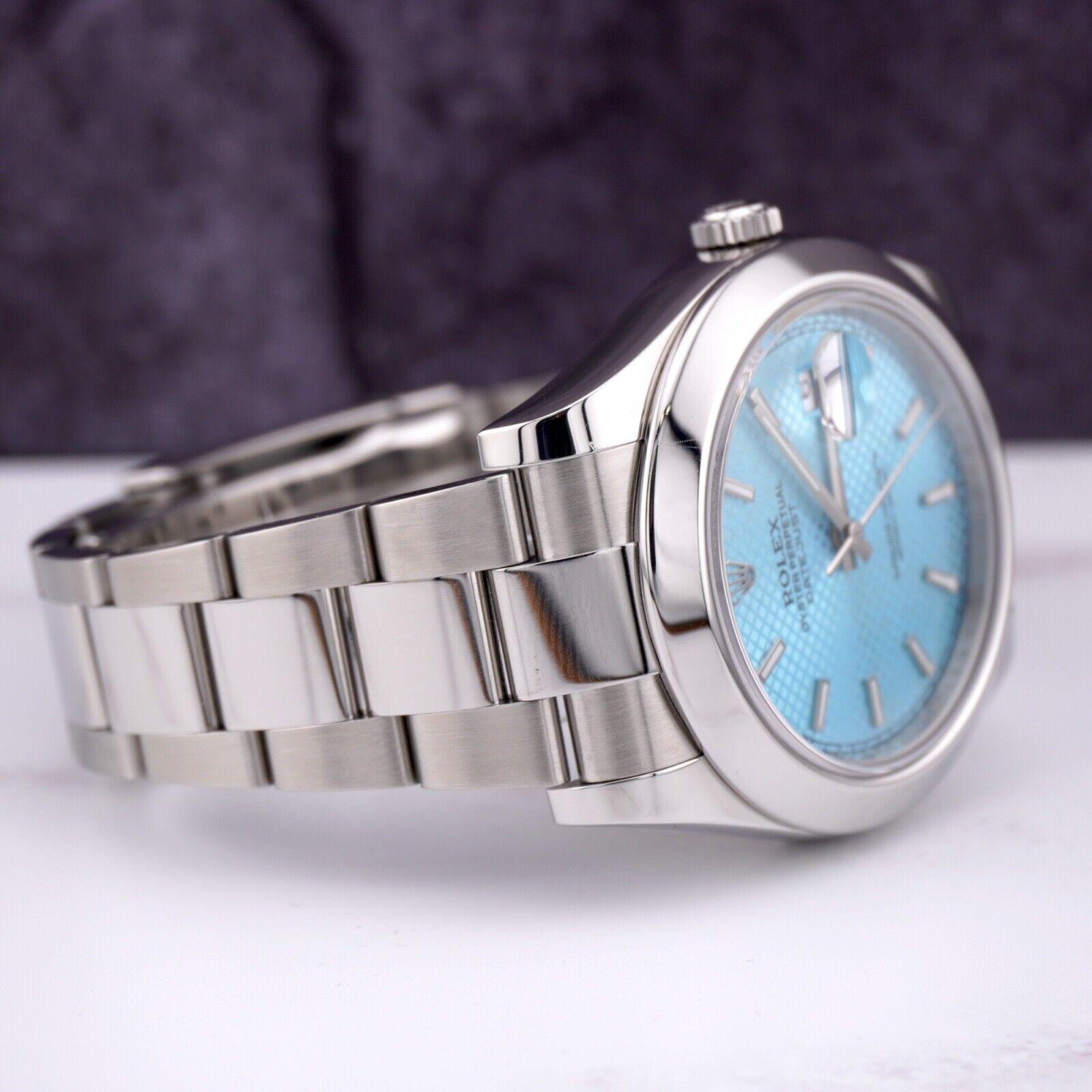 rolex datejust baby blue dial