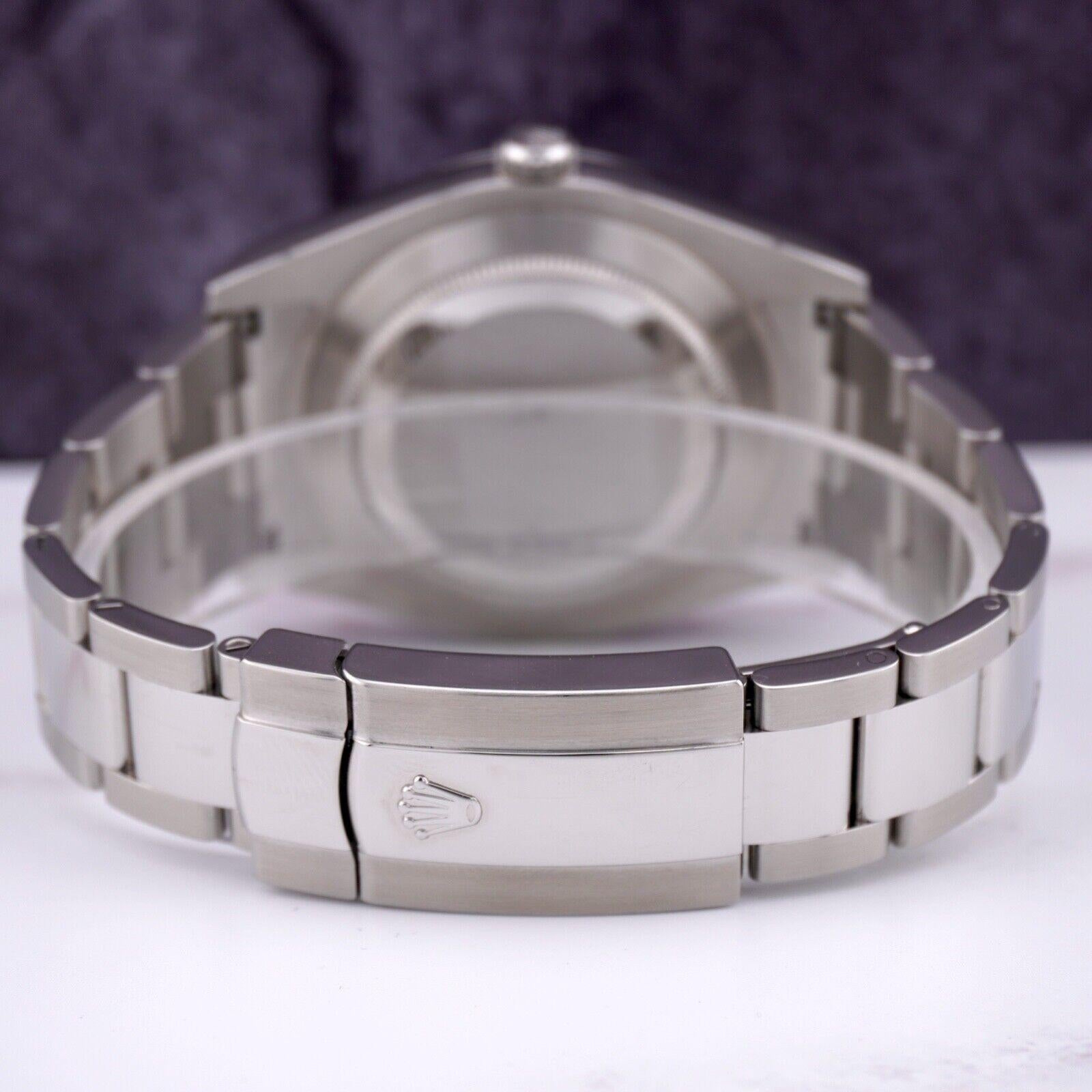 Rolex 41mm Datejust II Ice Blue Stick Dial Oyster Stainless Steel Watch 116300 en vente 1