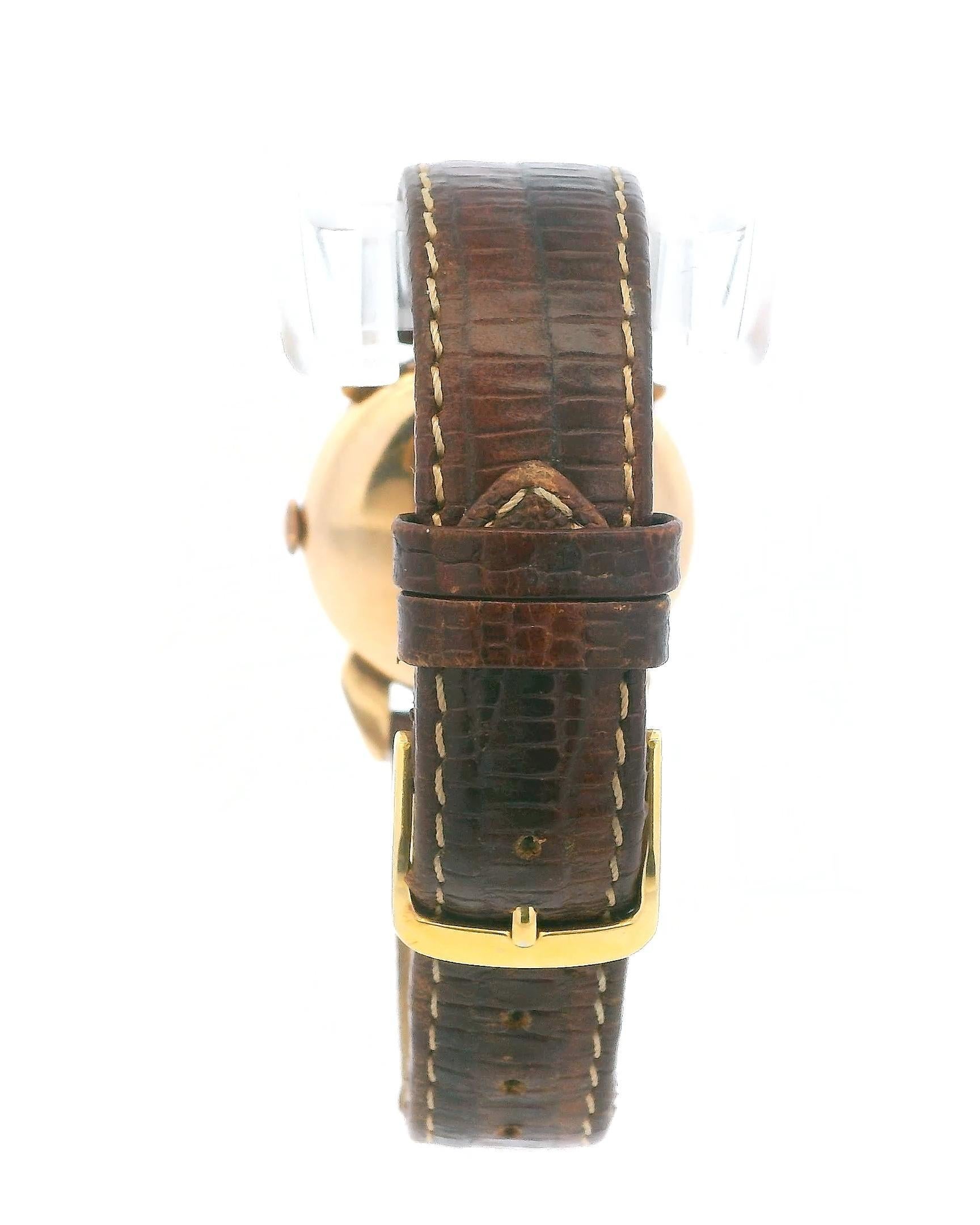 Rolex 4431A Chronometer 18K Gelbgold Fancy Lug Vintage By Uhr im Angebot 4