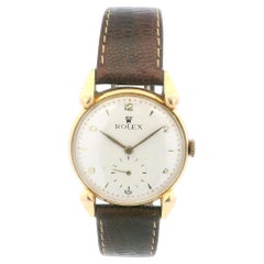 Rolex 4431A Chronometer 18K Yellow Gold Fancy Lug Vintage Watch